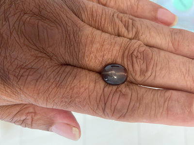 Natural Cat’s Eye Scapolite Oval Cabochon – 7.71 cts | Certified Brown Gemstone from Thailand