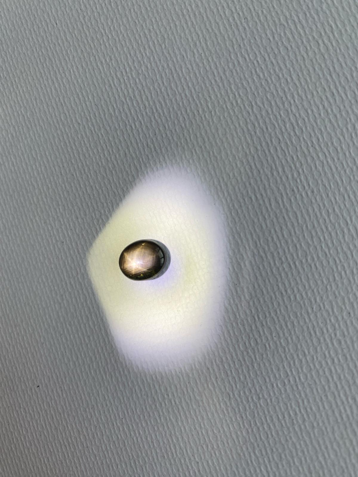 Certified Natural Star Black Sapphire – 2.86 cts Oval Cabochon | Chantaburi Star Gemstone