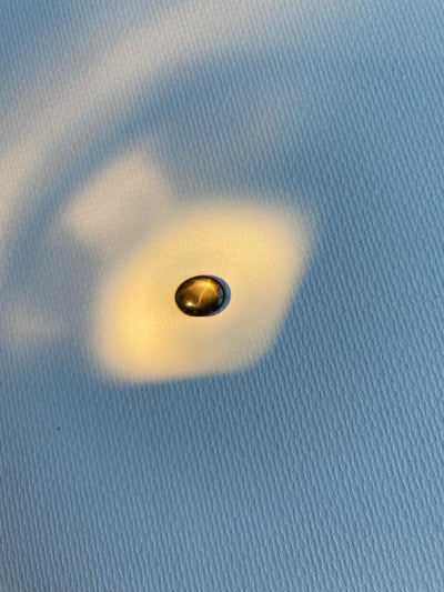 Certified Natural Star Black Sapphire – 2.86 cts Oval Cabochon | Chantaburi Star Gemstone