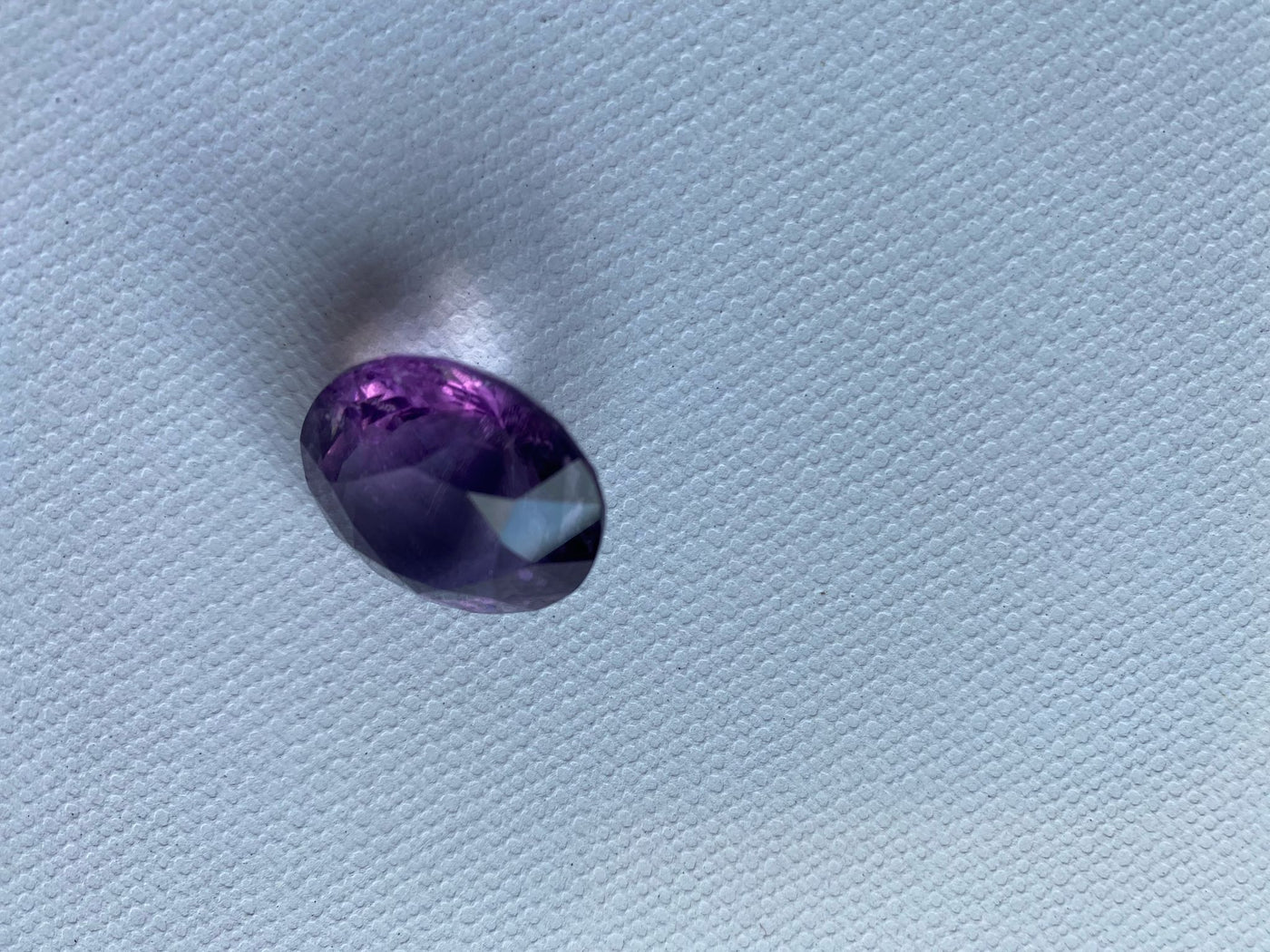 Certified Natural Brazilian Amethyst – 33.88 cts Round Fancy Cut | Deep Purple Gemstone