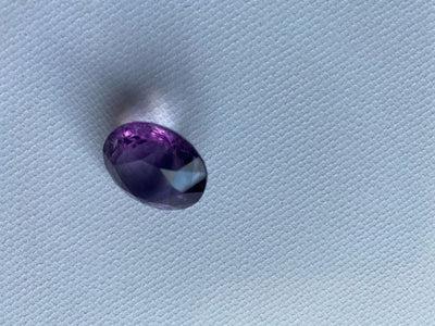 Certified Natural Brazilian Amethyst – 33.88 cts Round Fancy Cut | Deep Purple Gemstone