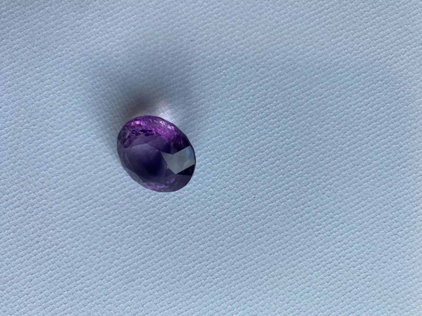 Certified Natural Brazilian Amethyst – 33.88 cts Round Fancy Cut | Deep Purple Gemstone