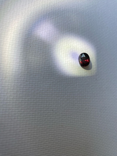 Certified Natural Burma Red Spinel – 1.57 cts Round Mixed Cut | No Heat | Chantaburi Lab Report