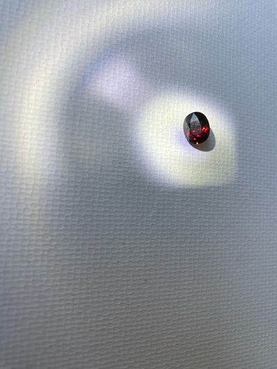 Fiery Red Natural Zircon – 2.57 Carats | Tanzanian Origin One of One. Ethically sourced. Certified.
