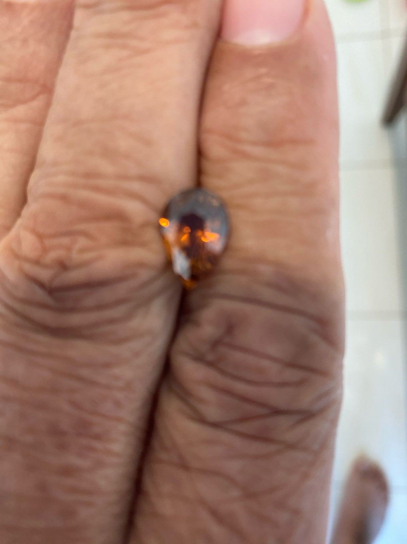 Golden Flame Zircon – 2.57 ct Oval Cut | Certified Yellowish-Orange Gem from Tanzania