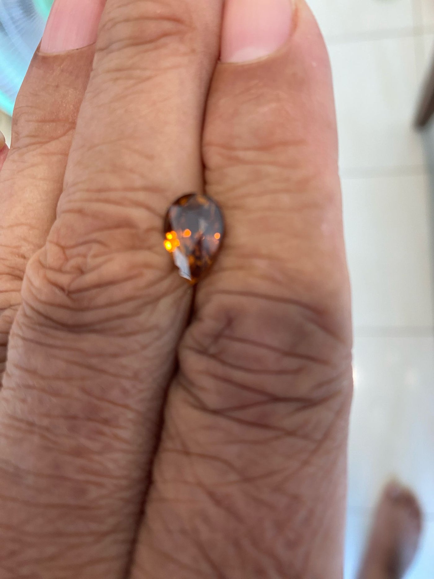 Golden Flame Zircon – 2.57 ct Oval Cut | Certified Yellowish-Orange Gem from Tanzania