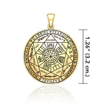 Maura Gems and Jewellery Jewelry Awaken the Celestial Guardians with Our Exquisite Solid Gold Pendant: The Seven Archangels Solid Gold Pendant - GPD5154 |