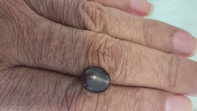 Natural Cat’s Eye Scapolite Oval Cabochon – 7.71 cts | Certified Brown Gemstone from Thailand