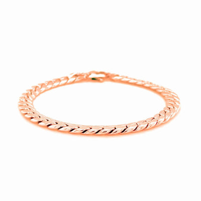 RCJ Bracelets 7.25'' / Rose Gold 14K Rose Gold Cuban Link Bracelet (5.90 mm)