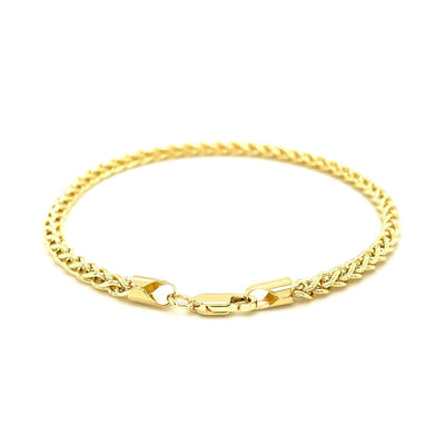 RCJ Bracelets 7.25'' / Yellow Gold 14k Yellow Gold Light Weight Wheat Bracelet  (3.20 mm)