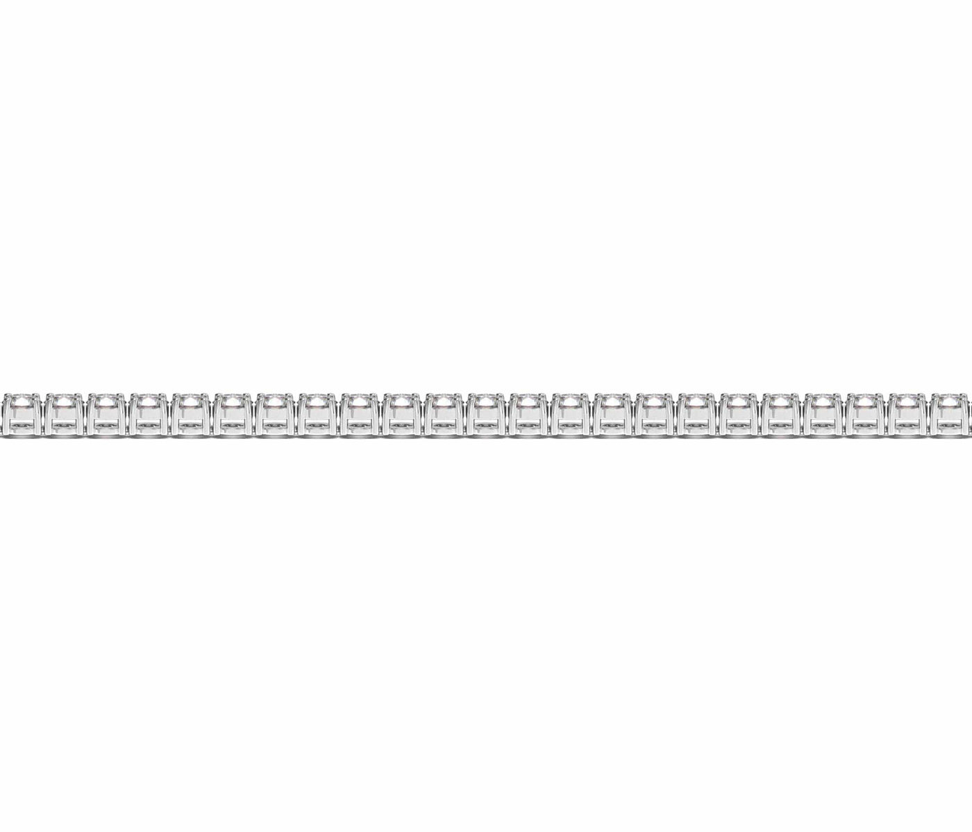 RCJ Bracelets 7 / White Gold Lab Grown Round Diamond Tennis Bracelet in 14k White Gold (2 cctw F/G  VS2/SI1)