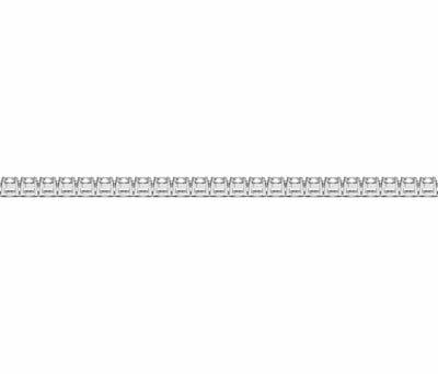 RCJ Bracelets 7 / White Gold Lab Grown Round Diamond Tennis Bracelet in 14k White Gold (2 cctw F/G  VS2/SI1)