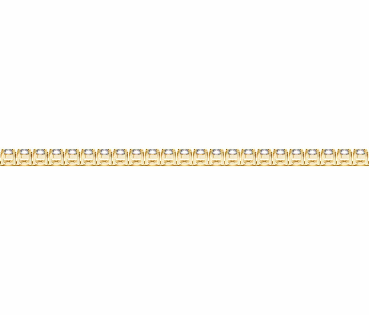 RCJ Bracelets 7 / Yellow Gold Lab Grown Round Diamond Tennis Bracelet in 14k Yellow Gold (2 cctw F/G  VS2/SI1)