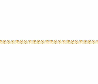 RCJ Bracelets 7 / Yellow Gold Lab Grown Round Diamond Tennis Bracelet in 14k Yellow Gold (2 cctw F/G  VS2/SI1)