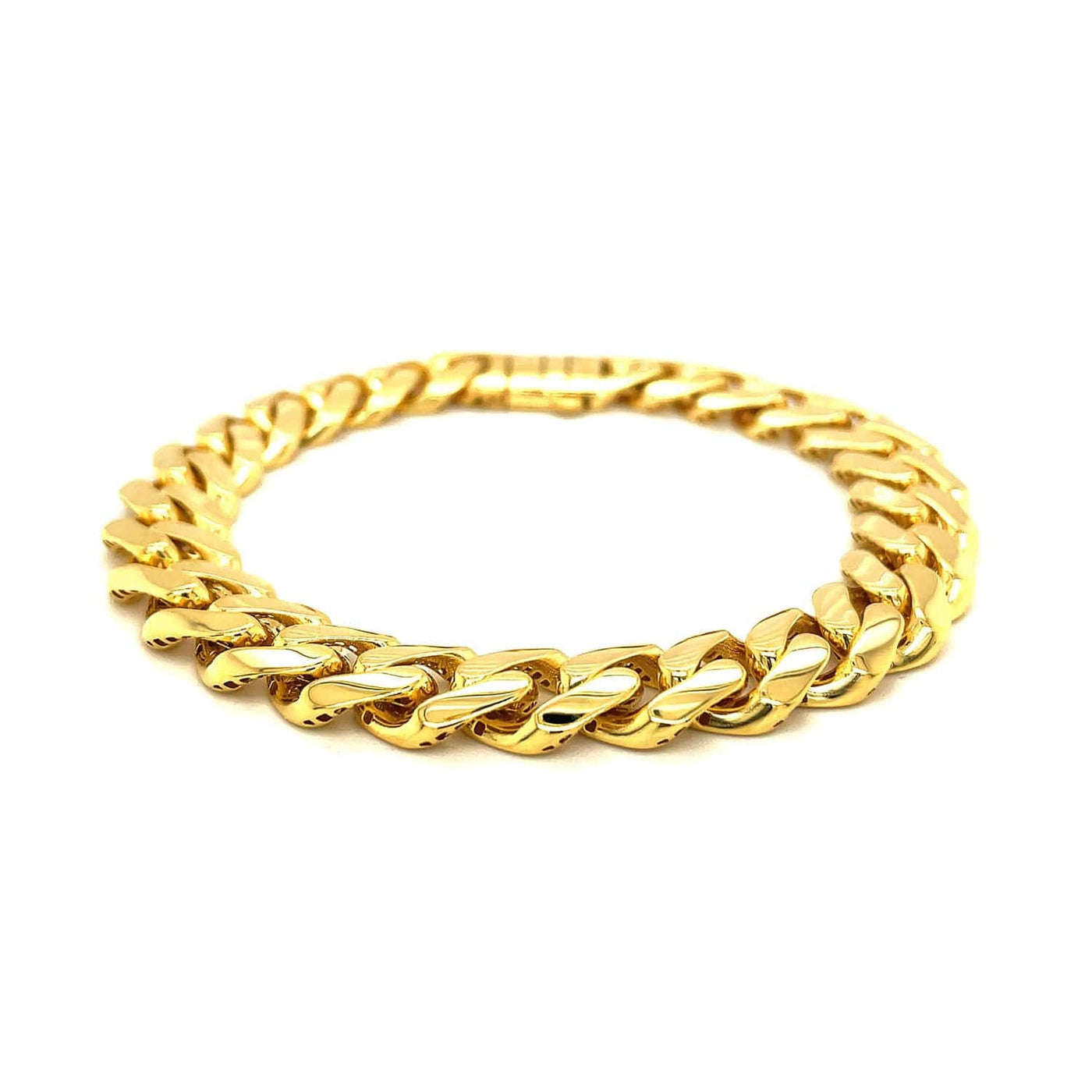 RCJ Bracelets 8.5'' / Yellow Gold 14k Yellow Gold Polished Curb Chain Bracelet (11.50 mm)