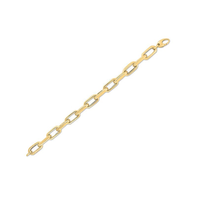 RCJ Bracelets 8 / Yellow Gold 14k Yellow Gold French Cable Link Bracelet  (9.00 mm)