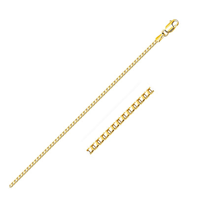 RCJ Chains 14K Yellow Gold Classic Box Chain (1.70 mm)