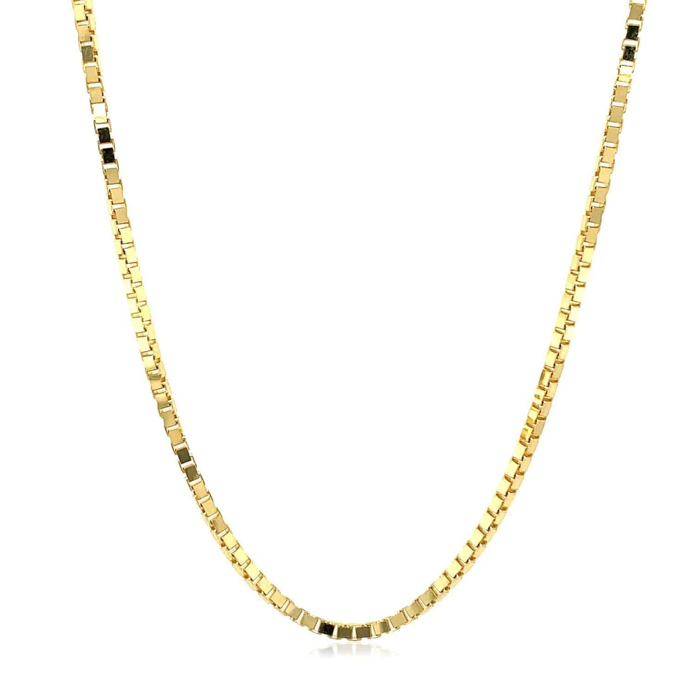 RCJ Chains 14K Yellow Gold Classic Box Chain (1.70 mm)