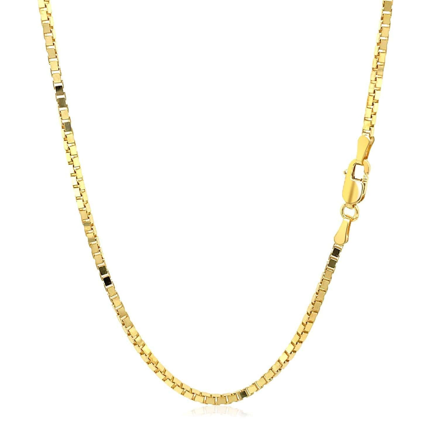 RCJ Chains 14K Yellow Gold Classic Box Chain (1.70 mm)