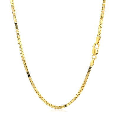 RCJ Chains 14K Yellow Gold Classic Box Chain (1.70 mm)