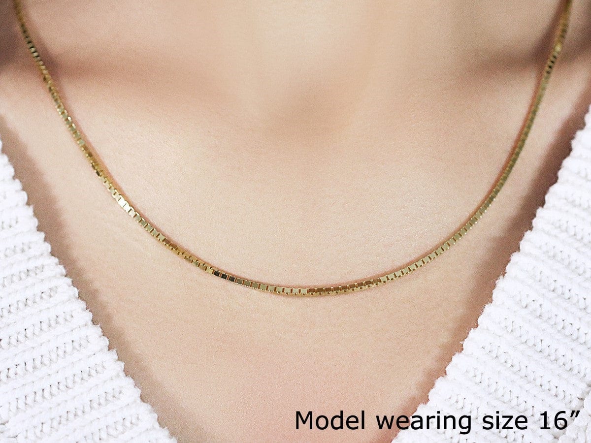RCJ Chains 14K Yellow Gold Classic Box Chain (1.70 mm)