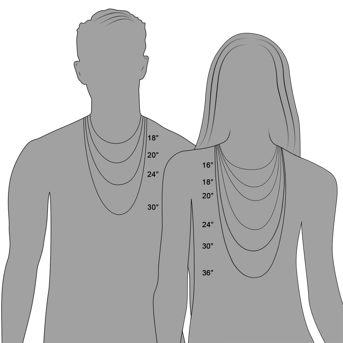 RCJ Necklaces 14k White Gold Necklace with Round Diamond Charms