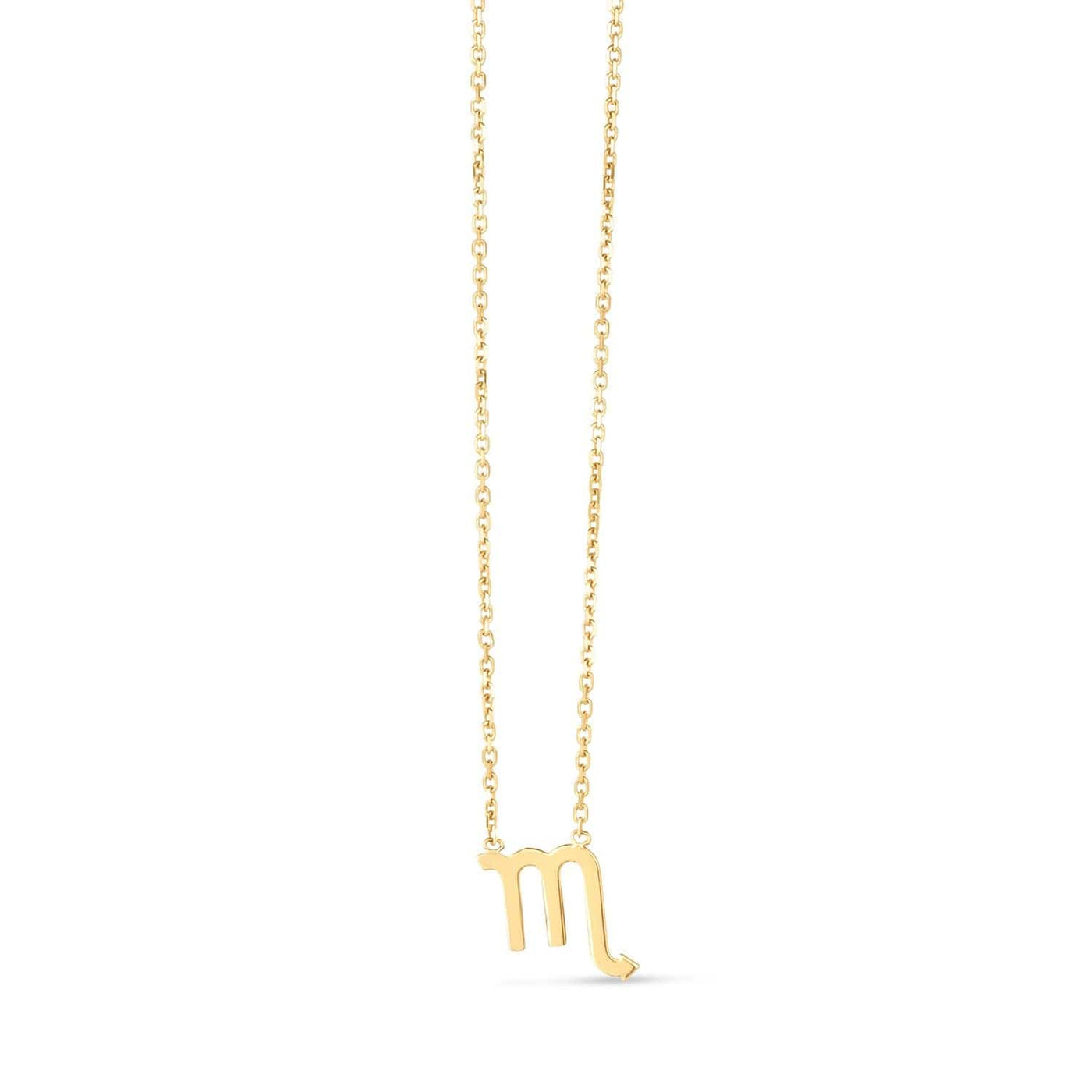 RCJ Necklaces 18 / Yellow Gold 14K Yellow Gold Scorpio Necklace