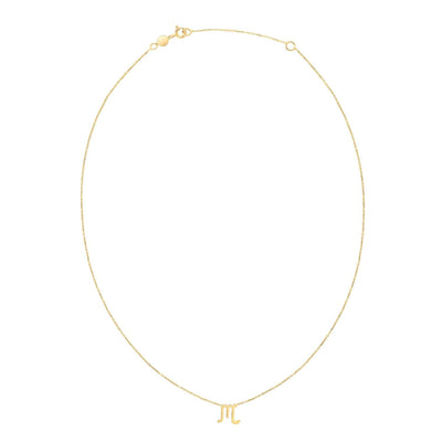 RCJ Necklaces 18 / Yellow Gold 14K Yellow Gold Scorpio Necklace