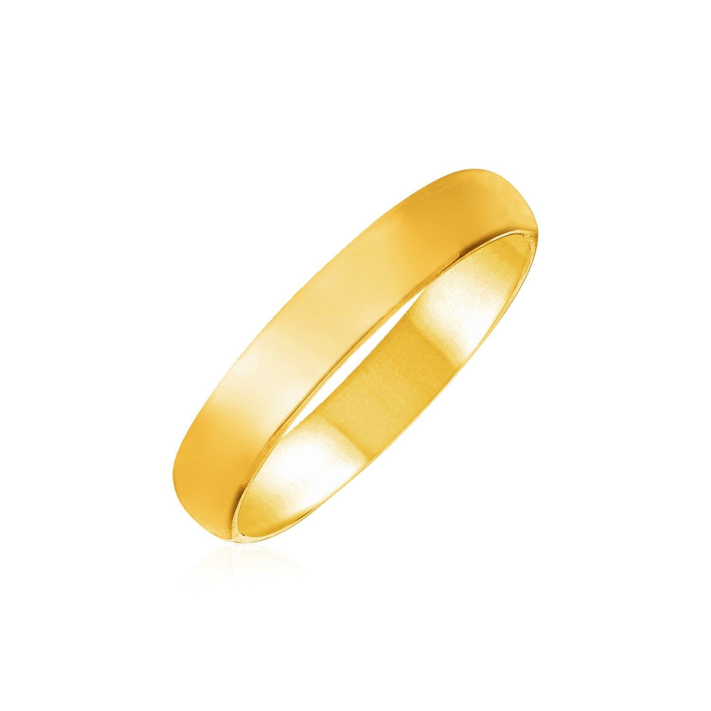 RCJ Rings 14k Yellow Gold Comfort Fit Wedding Band(4.00 mm)