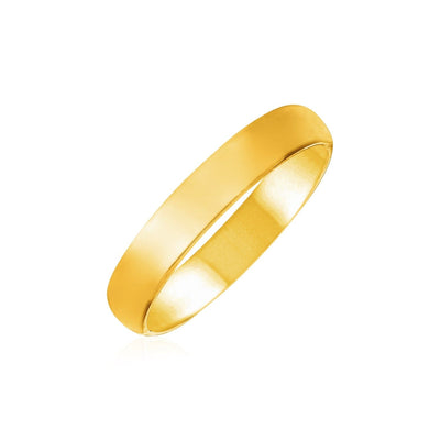 RCJ Rings 14k Yellow Gold Comfort Fit Wedding Band(4.00 mm)
