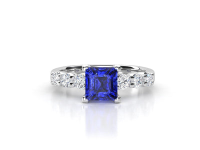 Maura Gems and Jewellery 1.05 ct Tanzanite in 18-karat white gold with diamonds F color VS1 clarity