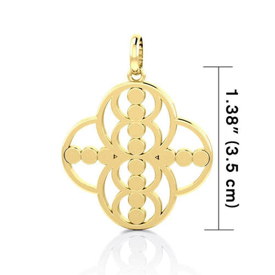 Maura Gems and Jewellery Energy Solid Gold Pendant GPD3983