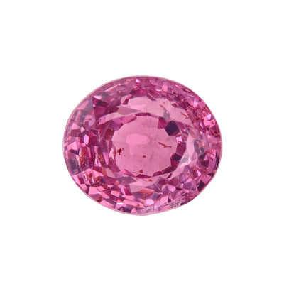 Maura Gems and Jewellery Gemstones Natural pink spinel oval with lotus certificate