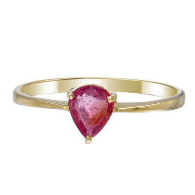 Maura Gems and Jewellery Natural Padparadcha Ceylon sapphire ring