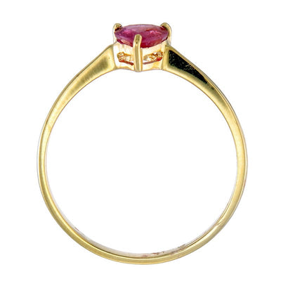 Maura Gems and Jewellery Natural Padparadcha Ceylon sapphire ring