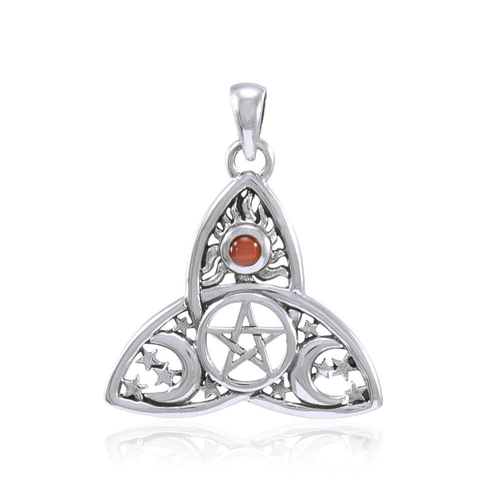 Maura Gems and Jewellery Ready Made Jewelry Magick Moon Silver Pendant TP3268