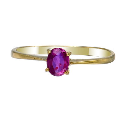 Maura Gems and Jewellery Ready Made Jewelry Natural Ceylon Pinky Purple (Fuschia) Sapphire ring