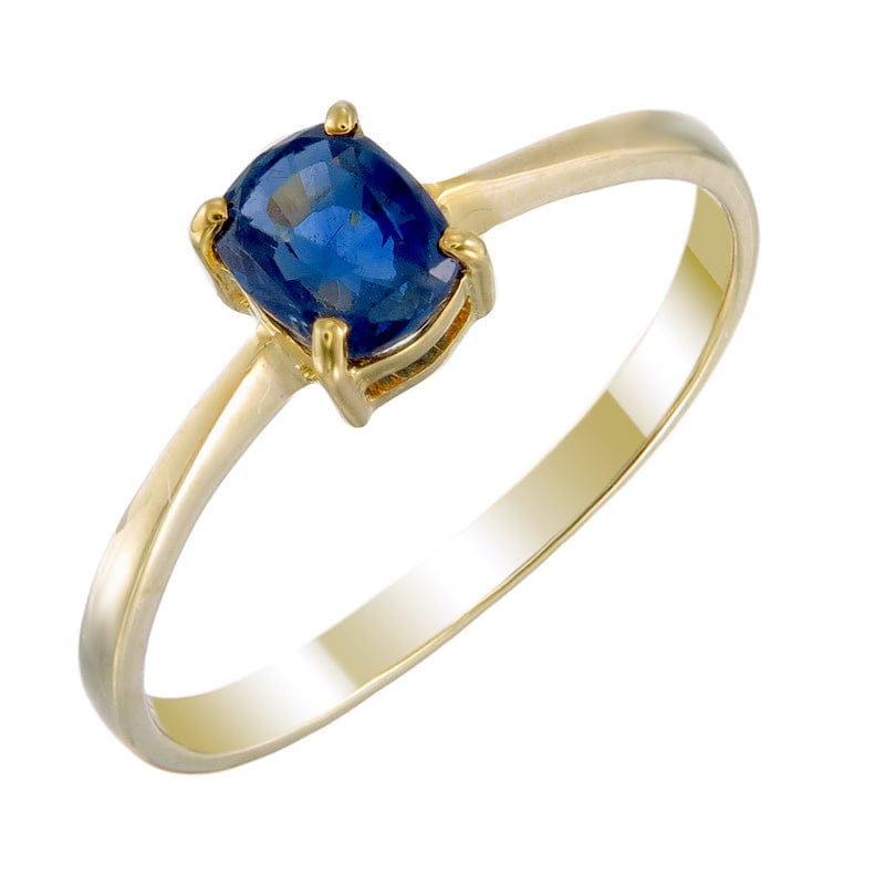 Maura Gems and Jewellery Ready Made Jewelry Natural Peacock blue Ceylon sapphire ring